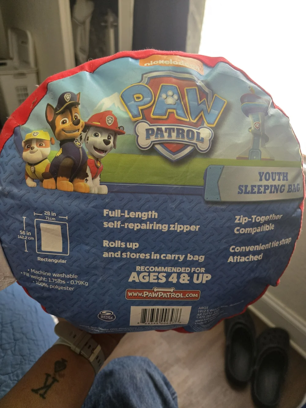 PAW Patrol Red Kids Sleeping Bags (2)